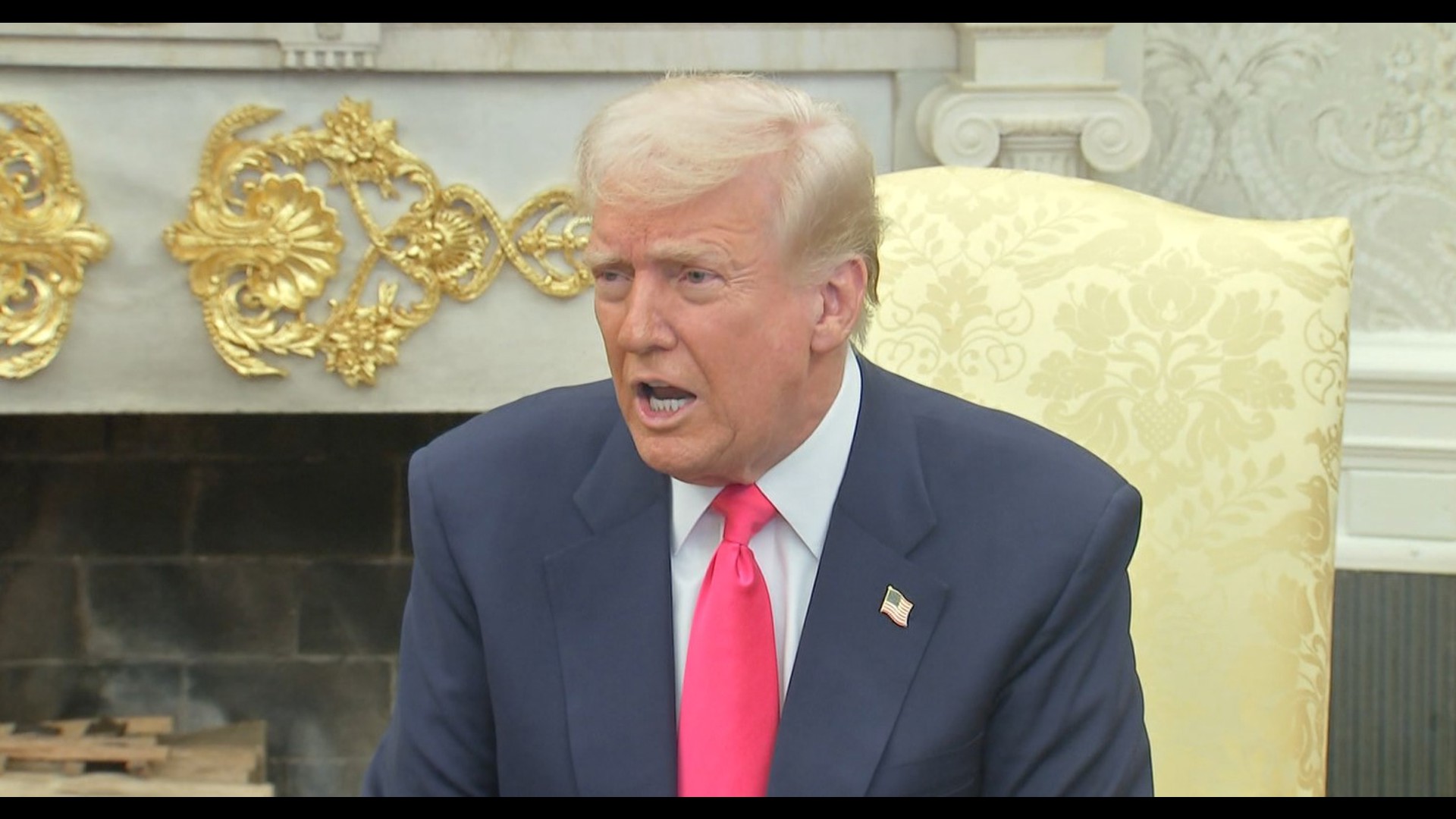Video via CNN Newsource - President Trump on Wednesday spoke of the layoffs happening in the Department of Education.