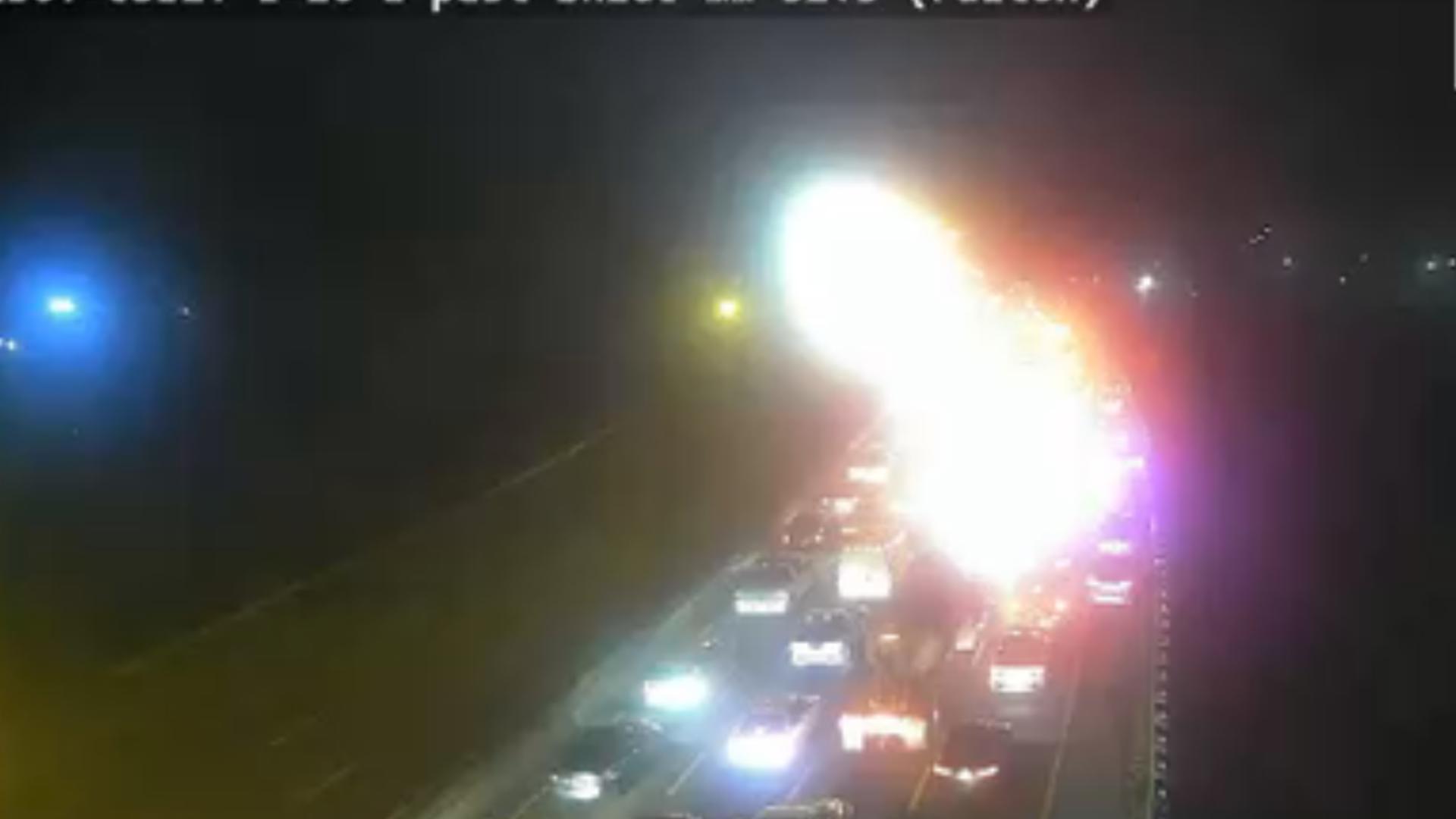 I 20 traffic Atlanta lanes blocked after Hamilton Holmes | 11alive.com