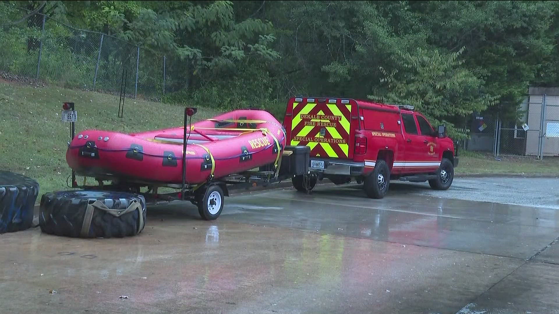 Fire and rescue teams across metro Atlanta have already trained and prepared for heavy rain and flooding.