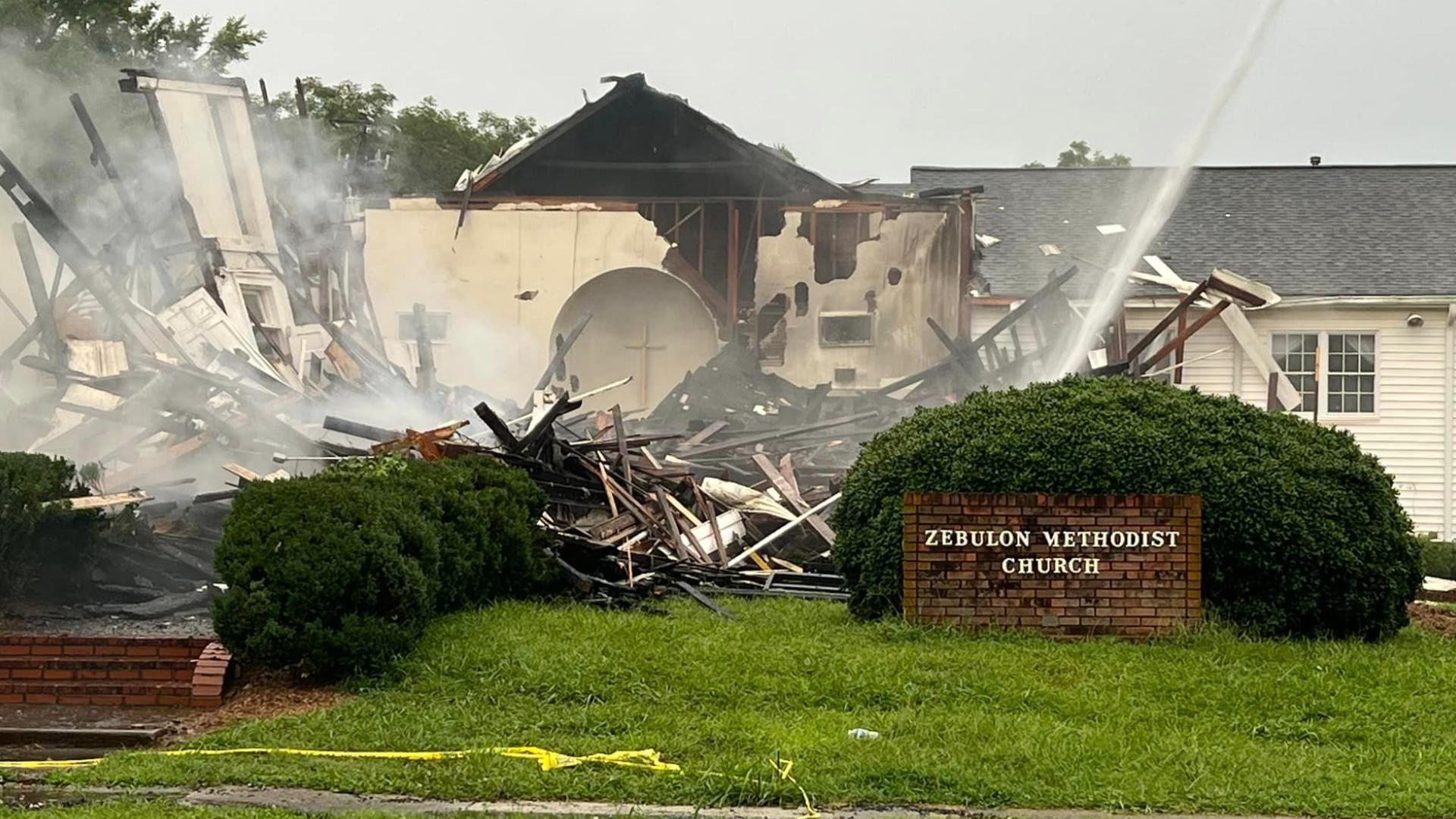 Historic Pike County church burns in fire | 11alive.com