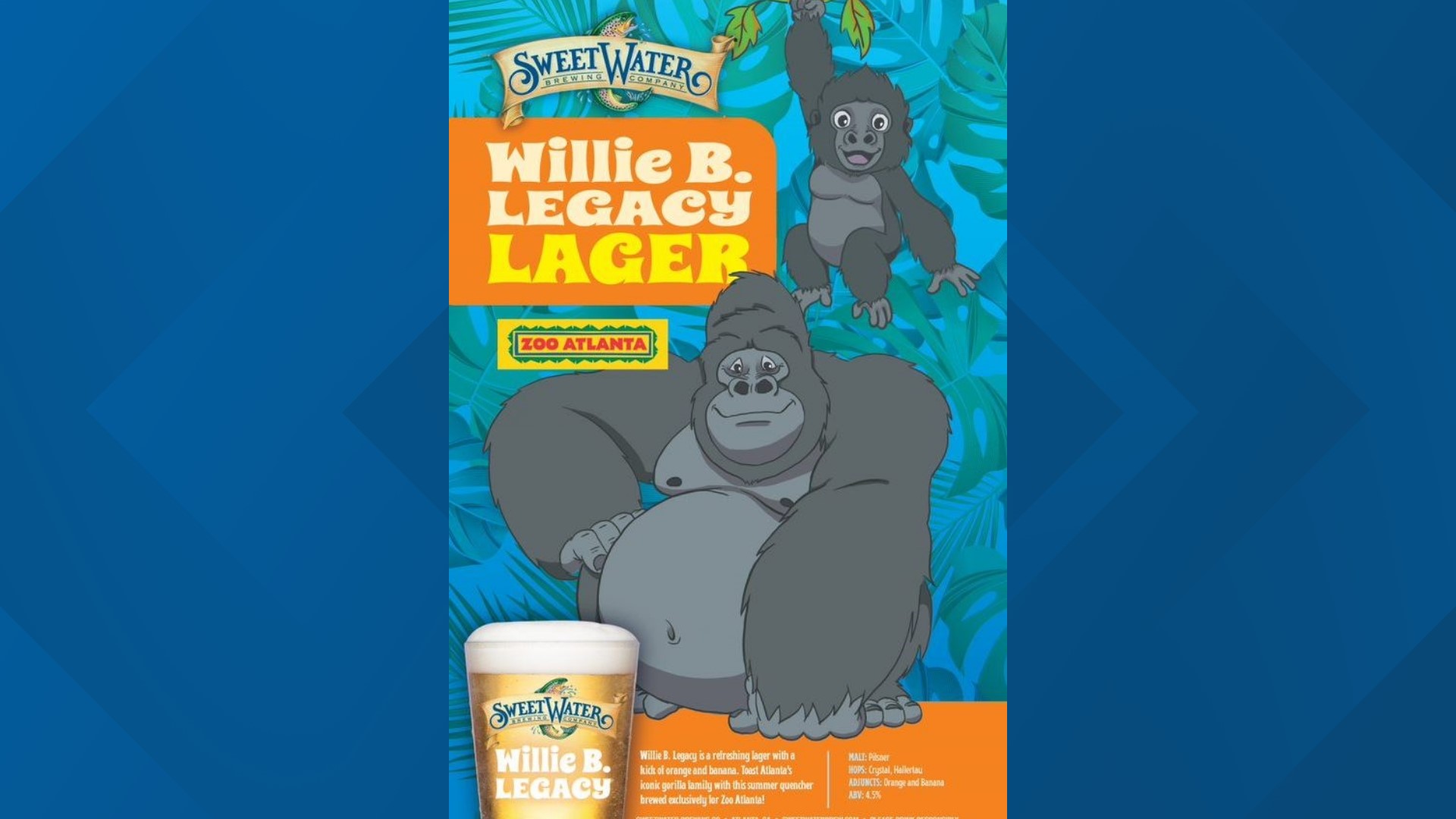 Iconic Zoo Atlanta Gorilla Willie B. Honored With Special Beer ...