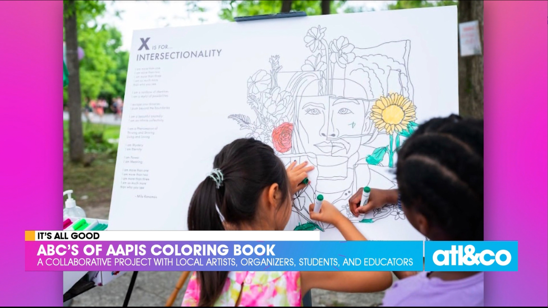 Atlanta's Asian American Advocacy Fund collaborated with local artists, students, and teachers to create a beautiful coloring book celebrating AAPI heritage.