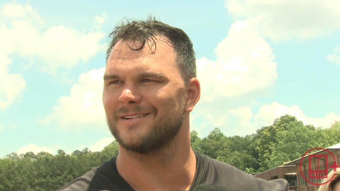 Falcons' Jake Matthews talks ahead of final week of OTAs | 11alive.com