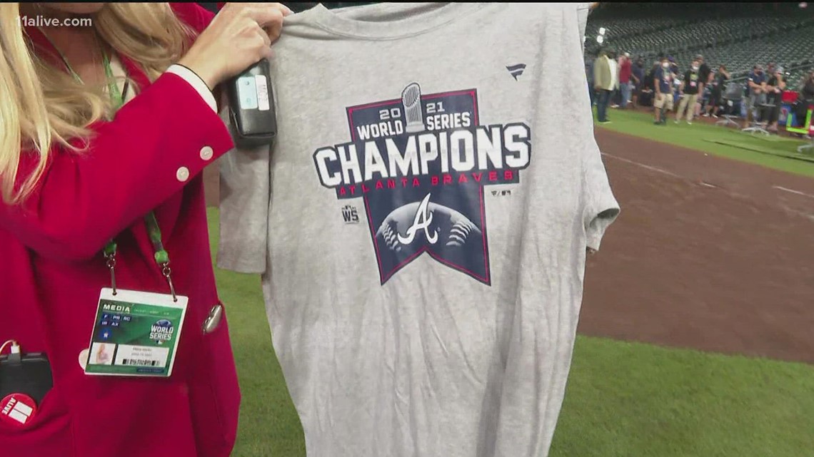 Braves World Series championship t-shirt