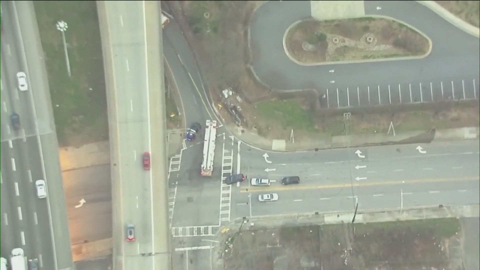 It happened at the underpass located on John Wesley Dobbs Avenue at the I-75/I-85 ramp.