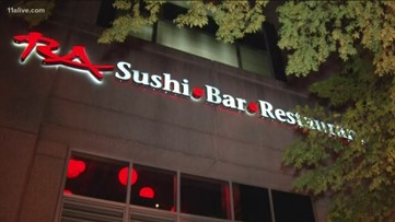 Employees at a popular sushi restaurant robbed at gunpoint