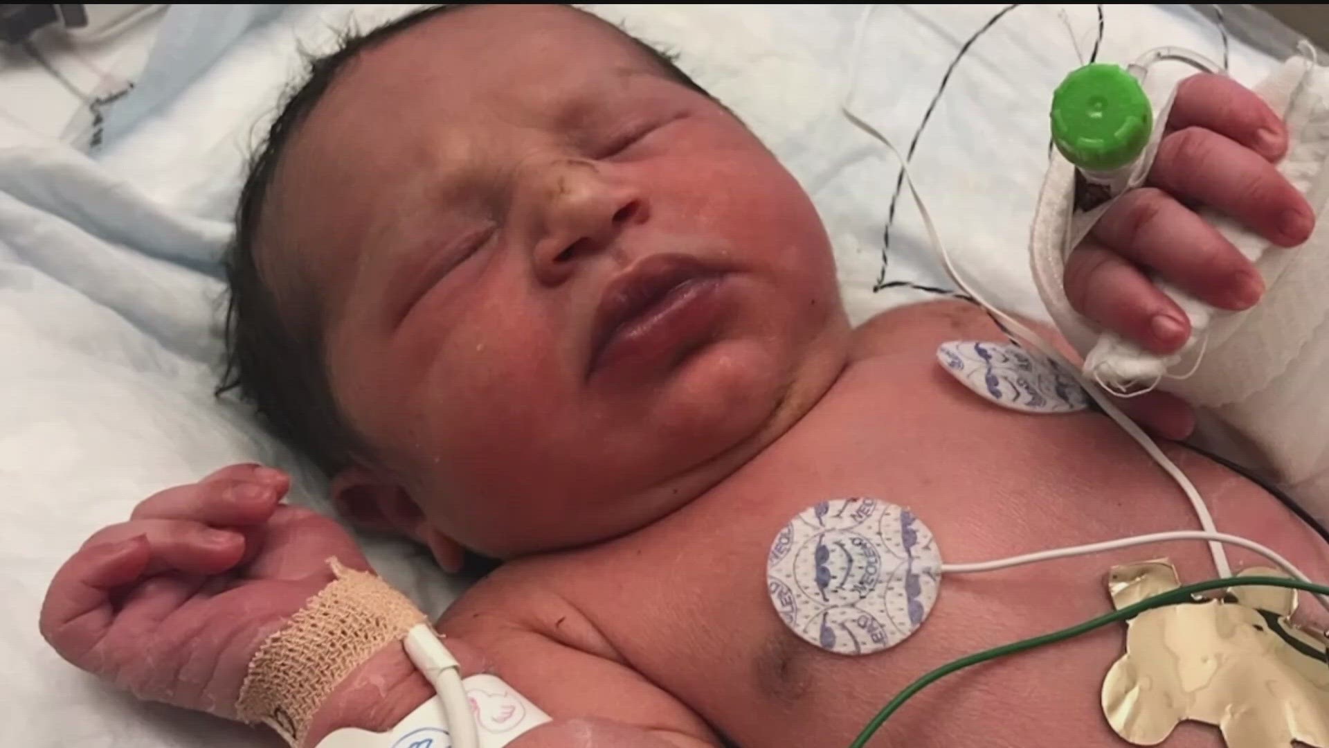 The Forsyth County Sheriff said the baby was disposed of "like a bag of trash."