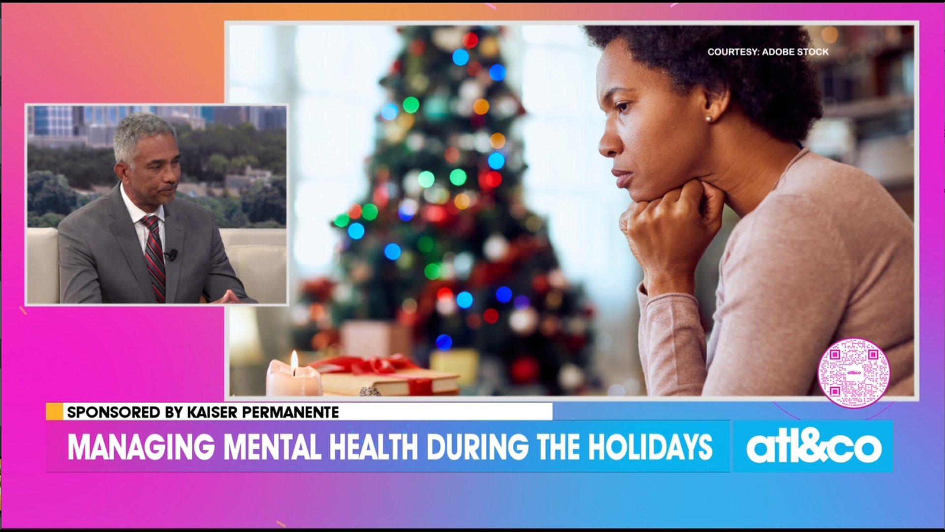 Dr. Marcus Griffith from Kaiser Permanente shares top mental health tips for managing the stressful holiday season.