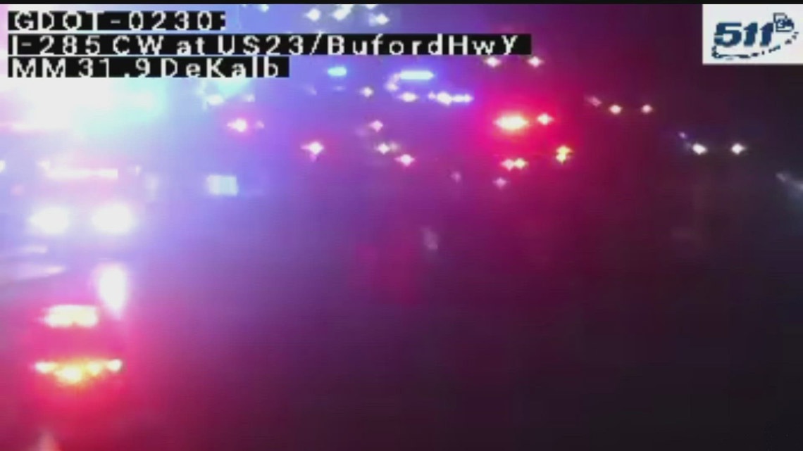 Crash involving van on I-285 EB at Buford Highway in DeKalb County ...