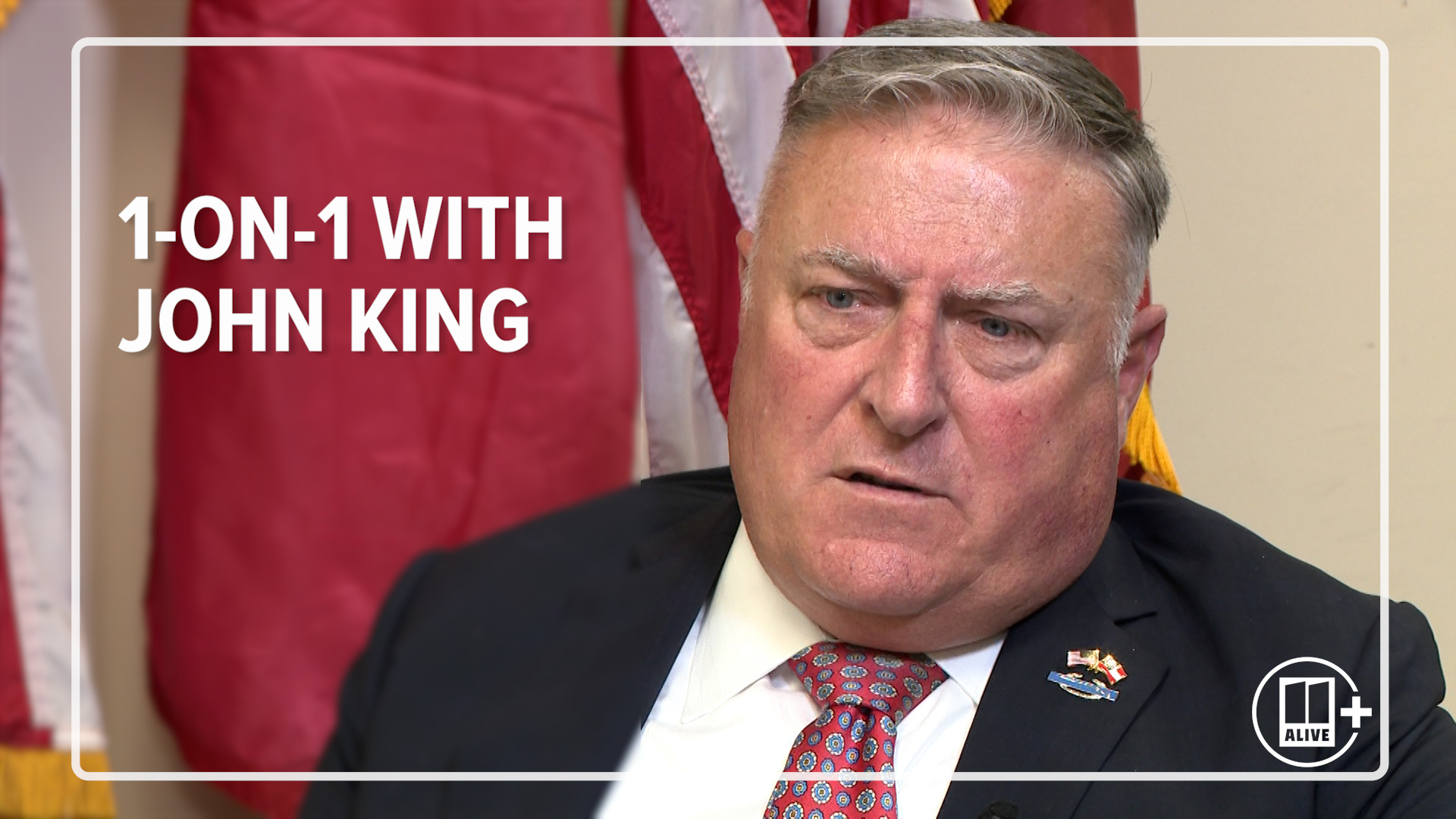 11Alive News reporter Doug Richards sits down with Insurance Commissioner of Georgia John King to discuss his candidacy for U.S. Senate