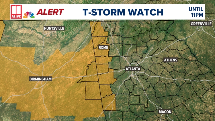 Weather Impact Alert | Strong to severe storms are possible Monday ...