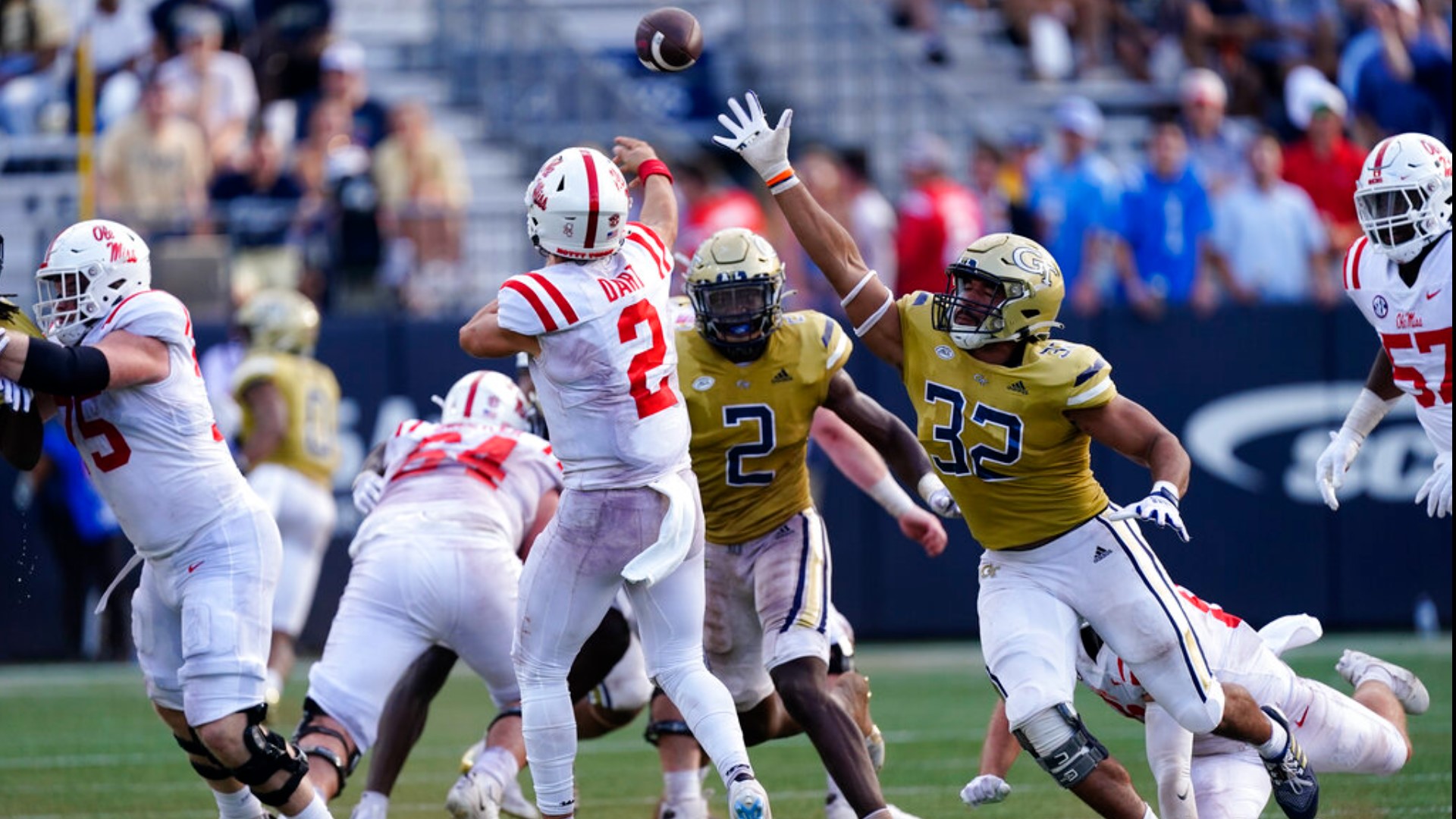 Georgia Tech's football team is looking for answers after Ole Miss came to Atlanta and dominated the Yellow Jackets.
