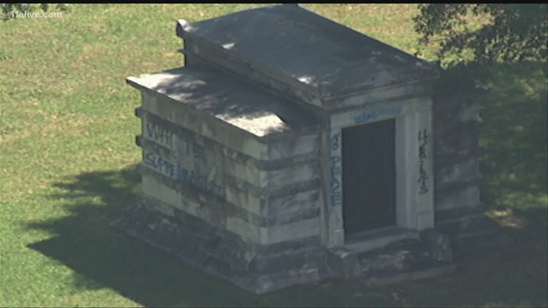 Generations of the Grady family are buried there and many locations in Atlanta are named after the man, though his racial beliefs have been called into question.