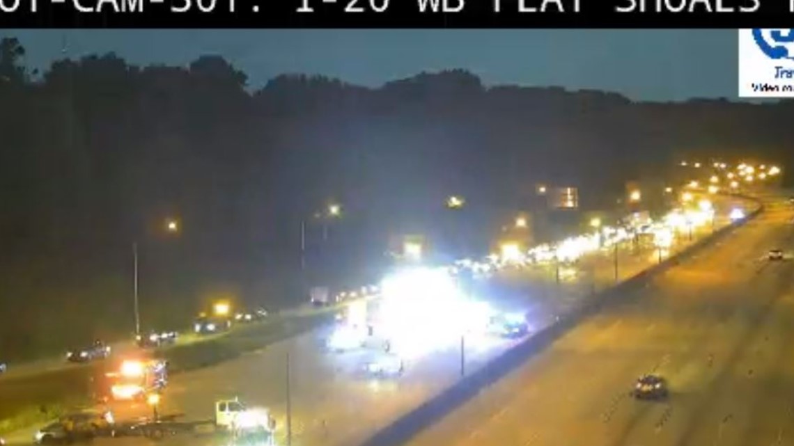 Atlanta traffic I 20 East closed in DeKalb after four car wreck ...
