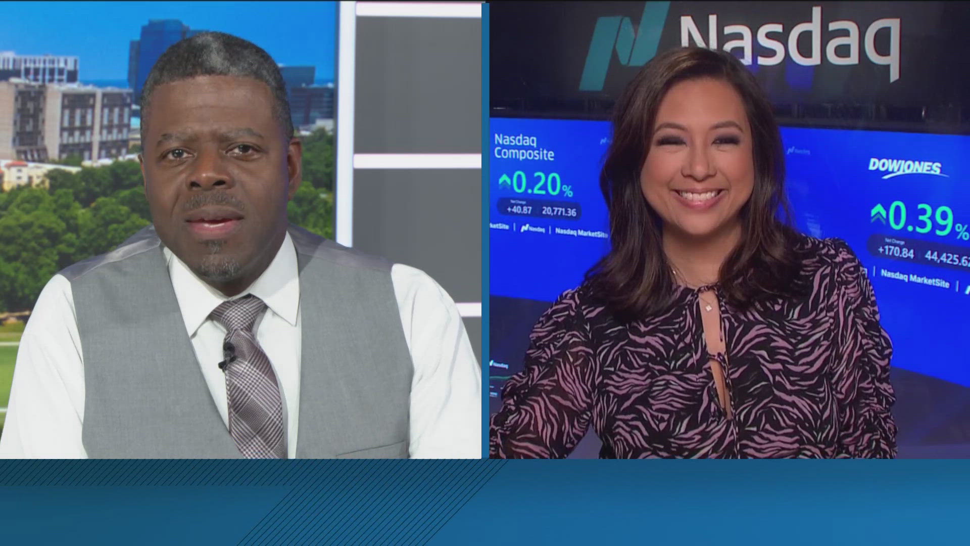 Maribel Aber joins live from the NASDAQ with updates on business trends, consumer habits, and what’s moving the markets this morning.