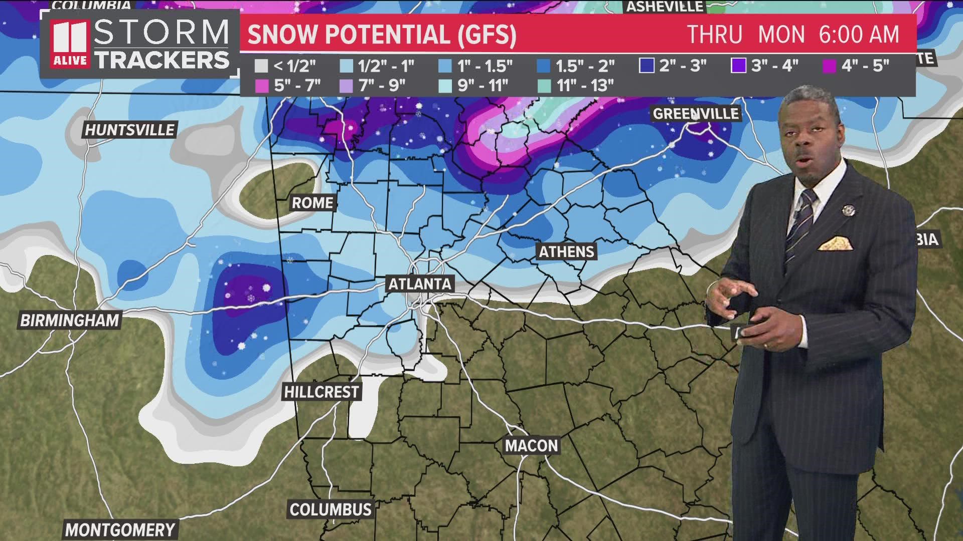 When is the last time it snowed in Atlanta Atlanta snow history