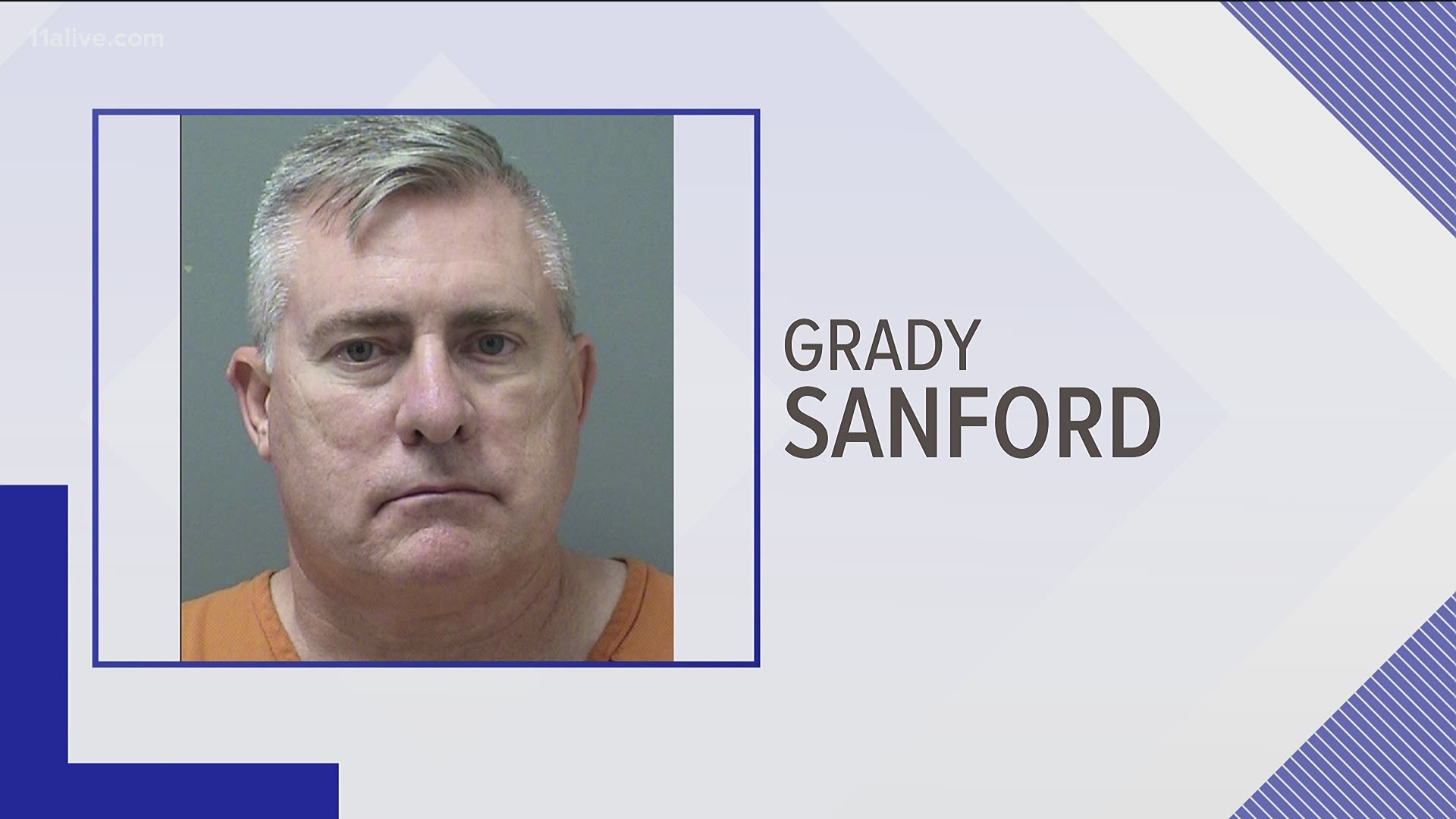Grady Sanford, 56, was arrested and charged Tuesday, following the execution of a search warrant on his Windsor Green Court home in Canton just after 7:30 a.m.