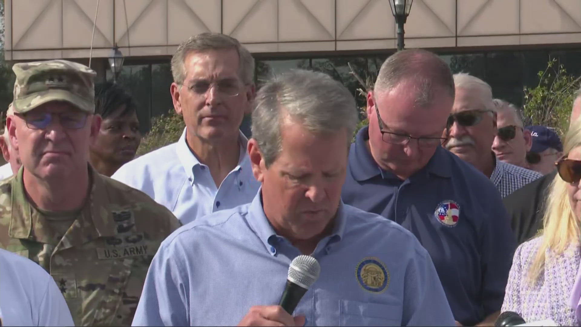 Kemp and the First Lady toured the damage in Richmond County and the surrounding area and met with those heavily impacted by Helene.