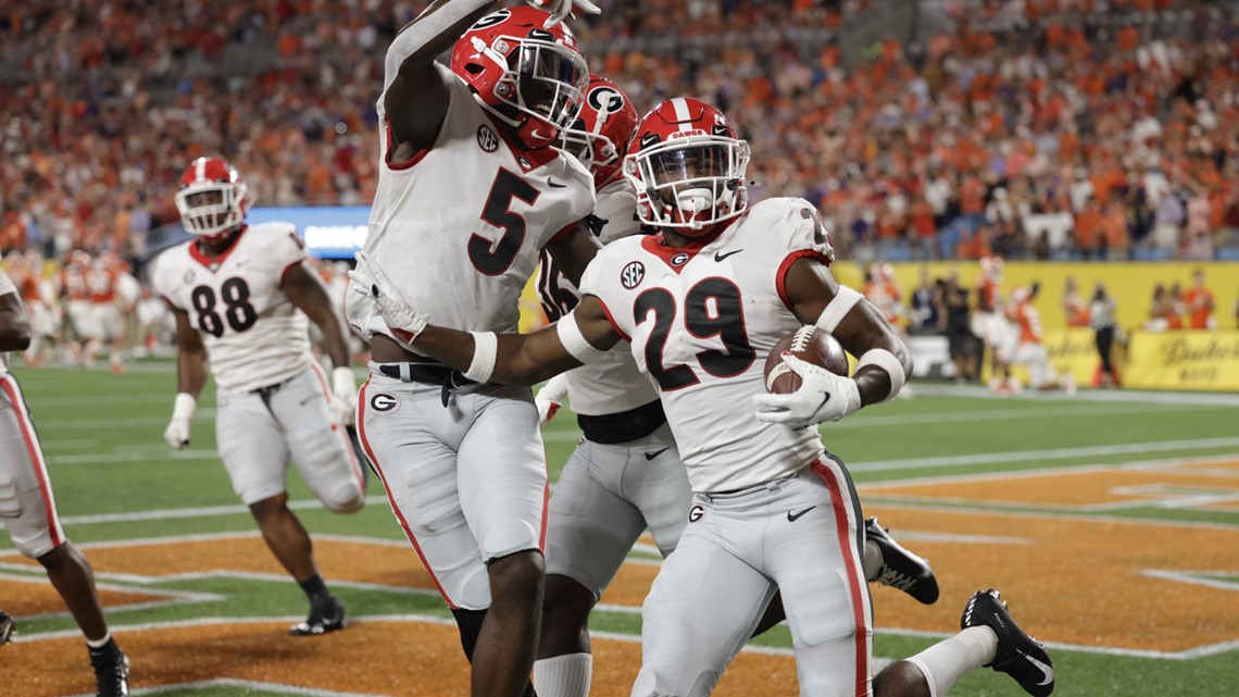 UGA vs. Clemson game results