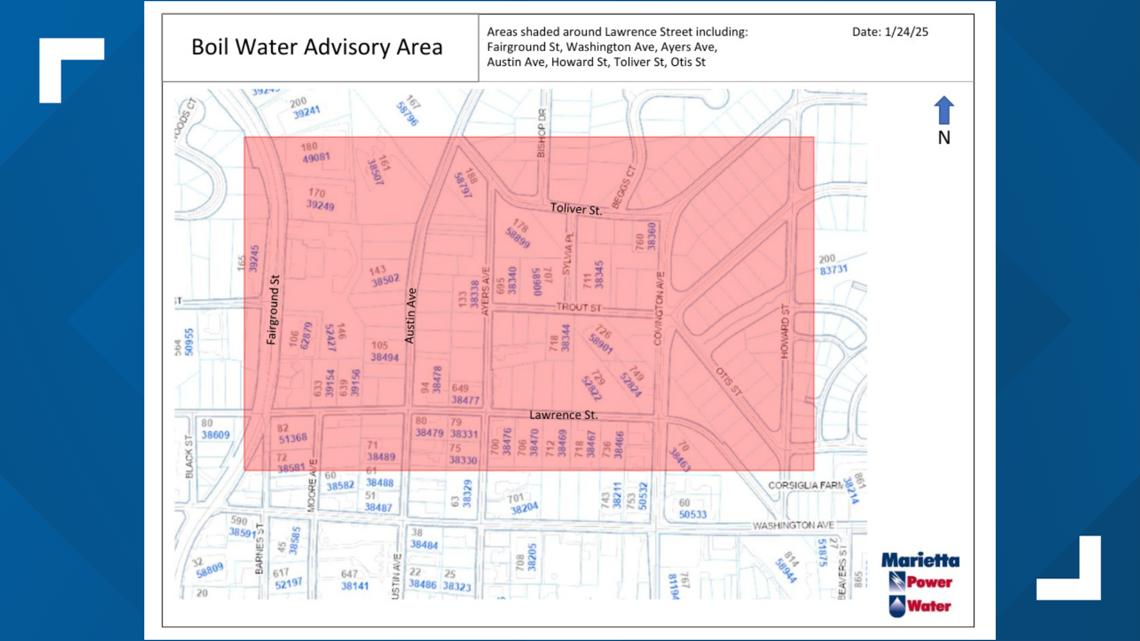 Marietta Water urges warning: Boil water advisory in place