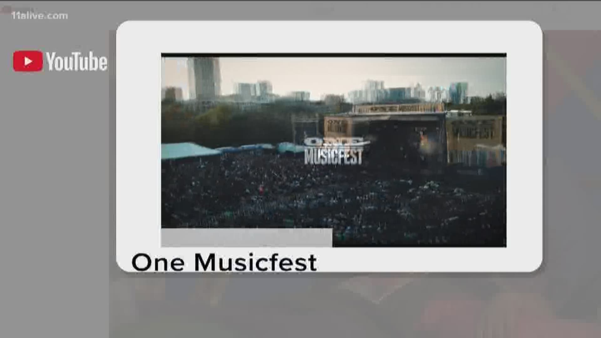 Thousands of music lovers will converge on Centennial Olympic Park for the annual One MusicFest. Fifty-thousand people are expected to attend the two-day hip-hop festival.