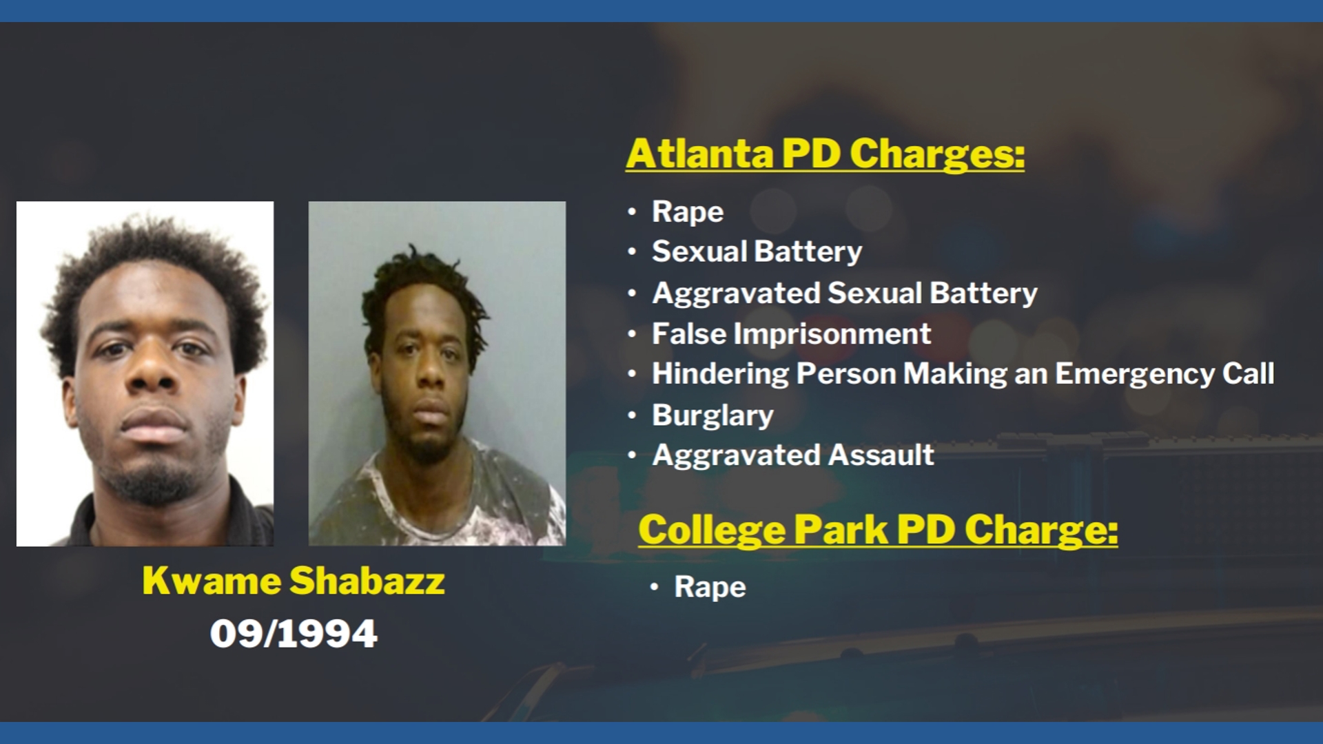 Suspect wanted in multiple sexual assault cases in custody, APD says ...