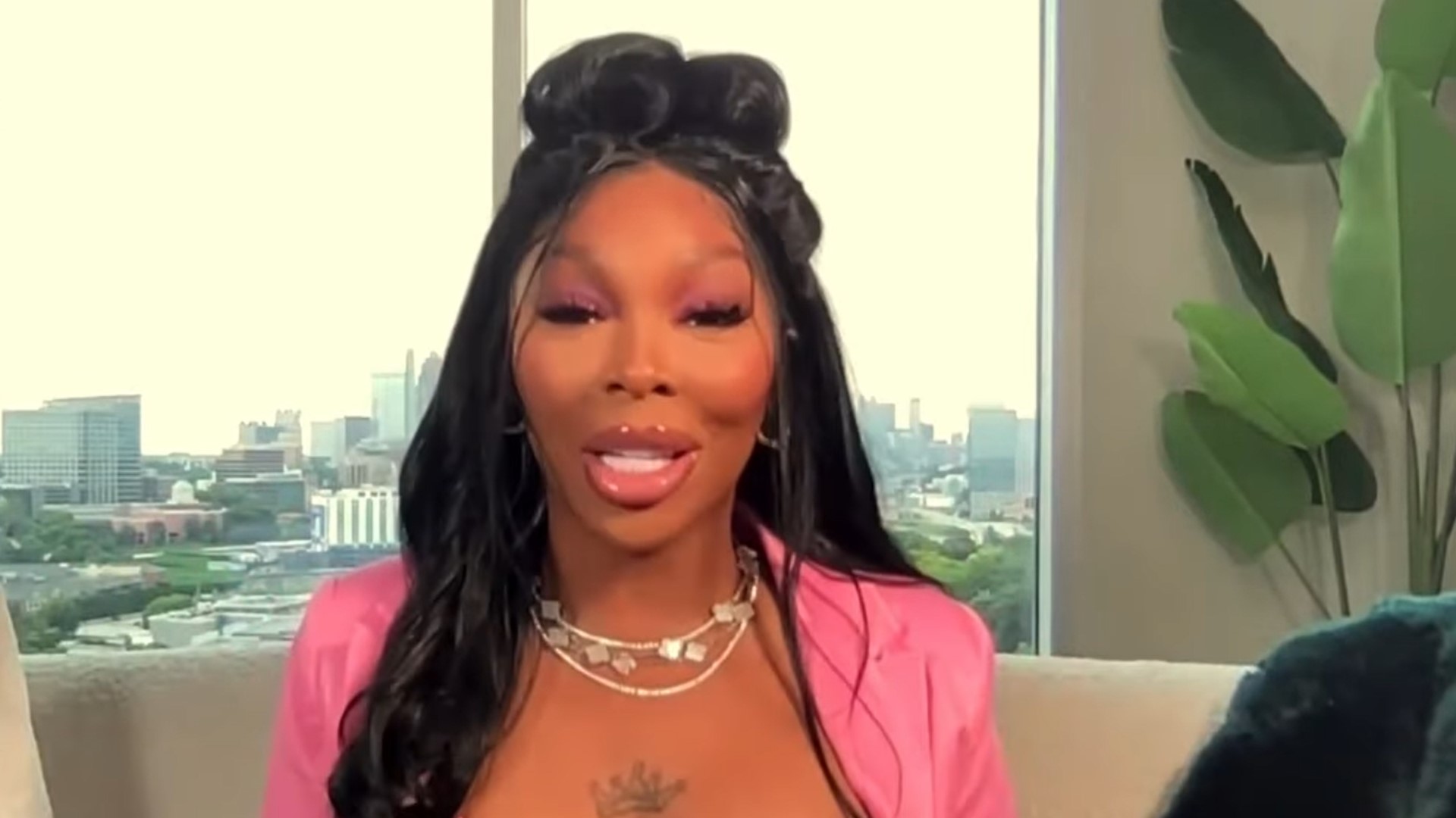 Love & Hip Hop Atlanta Sierra Gates hospitalized leg tattoo