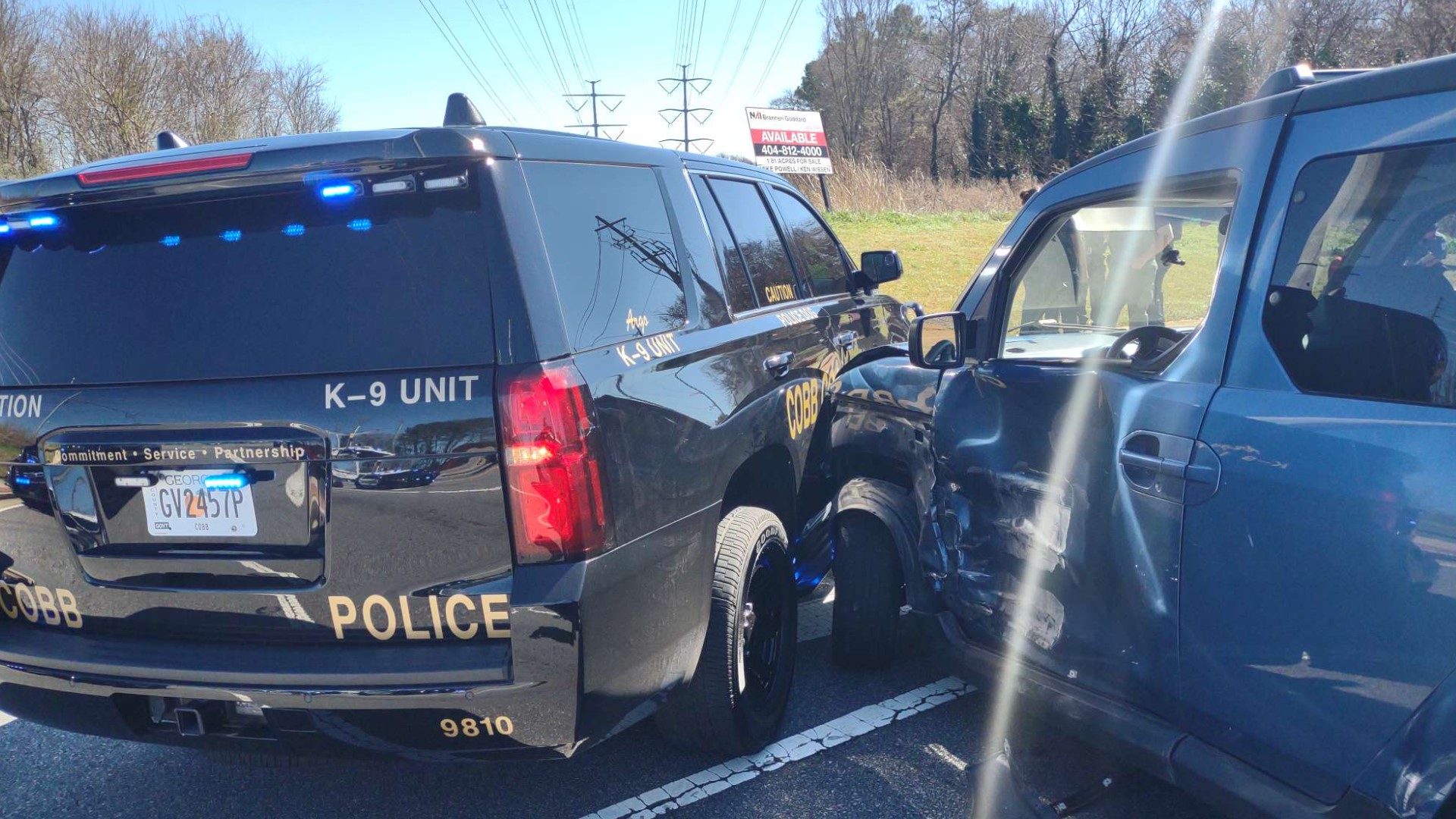 Marietta Police chase, driver rams into cars in stolen SUV | 11alive.com