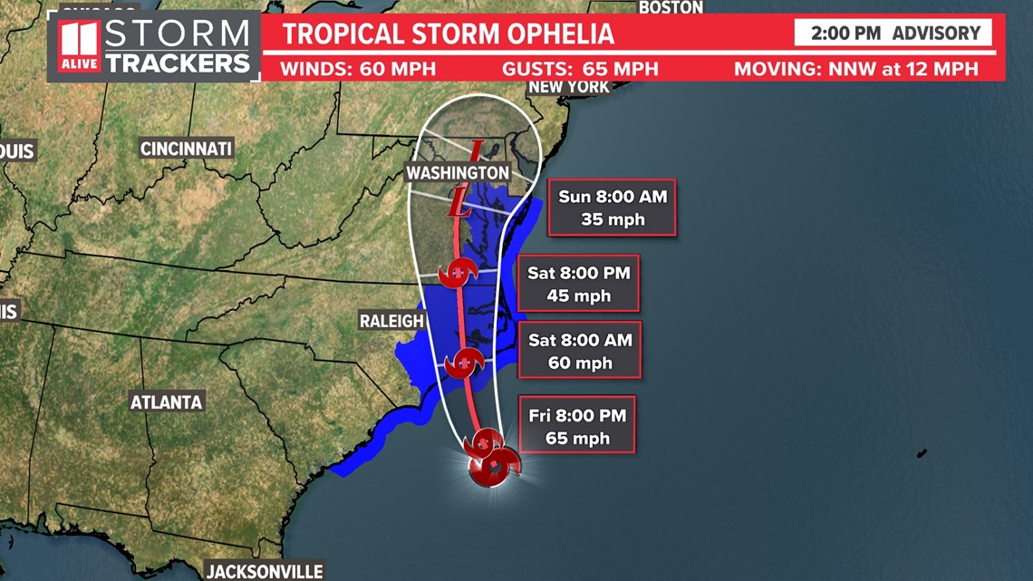 Tropical Storm Ophelia forms | Impacts it will have on our region - Vimarsana News