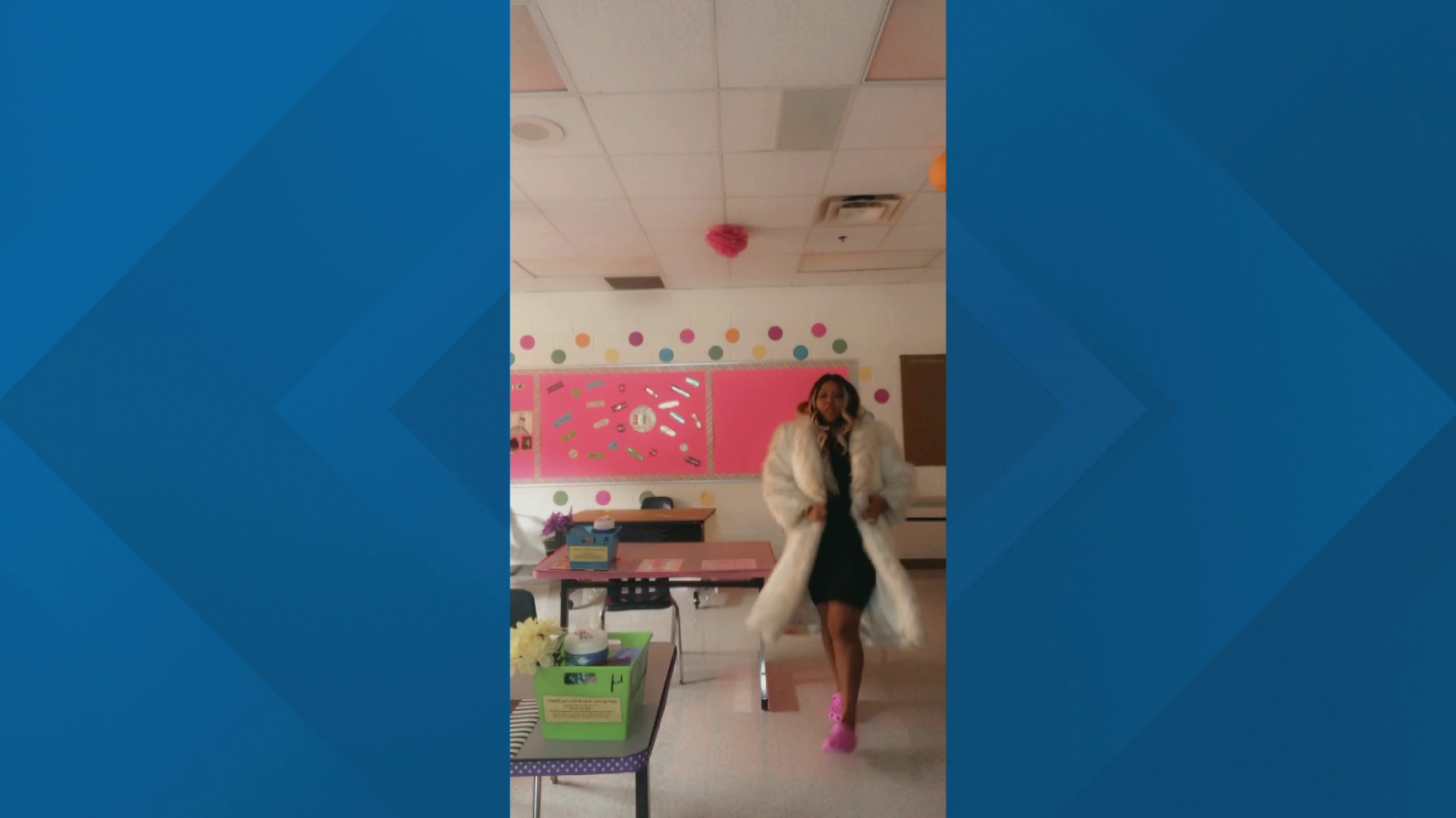 East Coweta High School teacher dresses in costumes for class