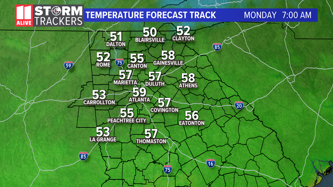 Atlanta weather forecast Storm risk on Saturday, April 24, 2021