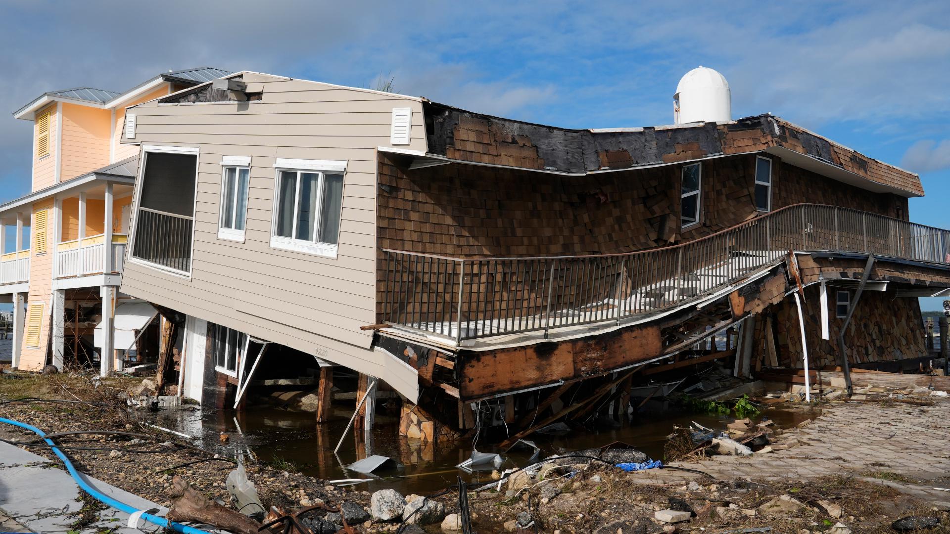 Как сейчас выглядит ураган милтон How much damage did Milton cause? Hurricane Milton damage 11alive.com