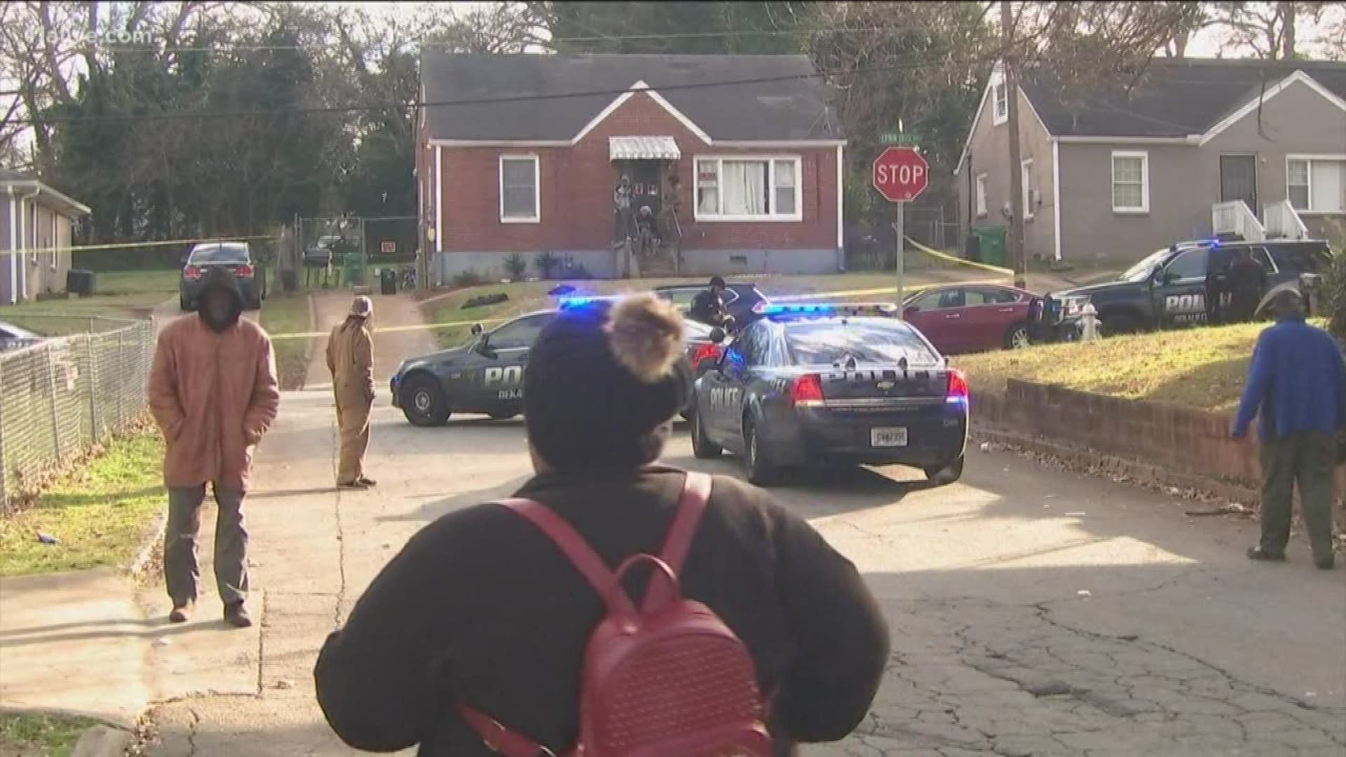 Police say a man trying to break up a fight in DeKalb County ended up being shot several times on Friday.