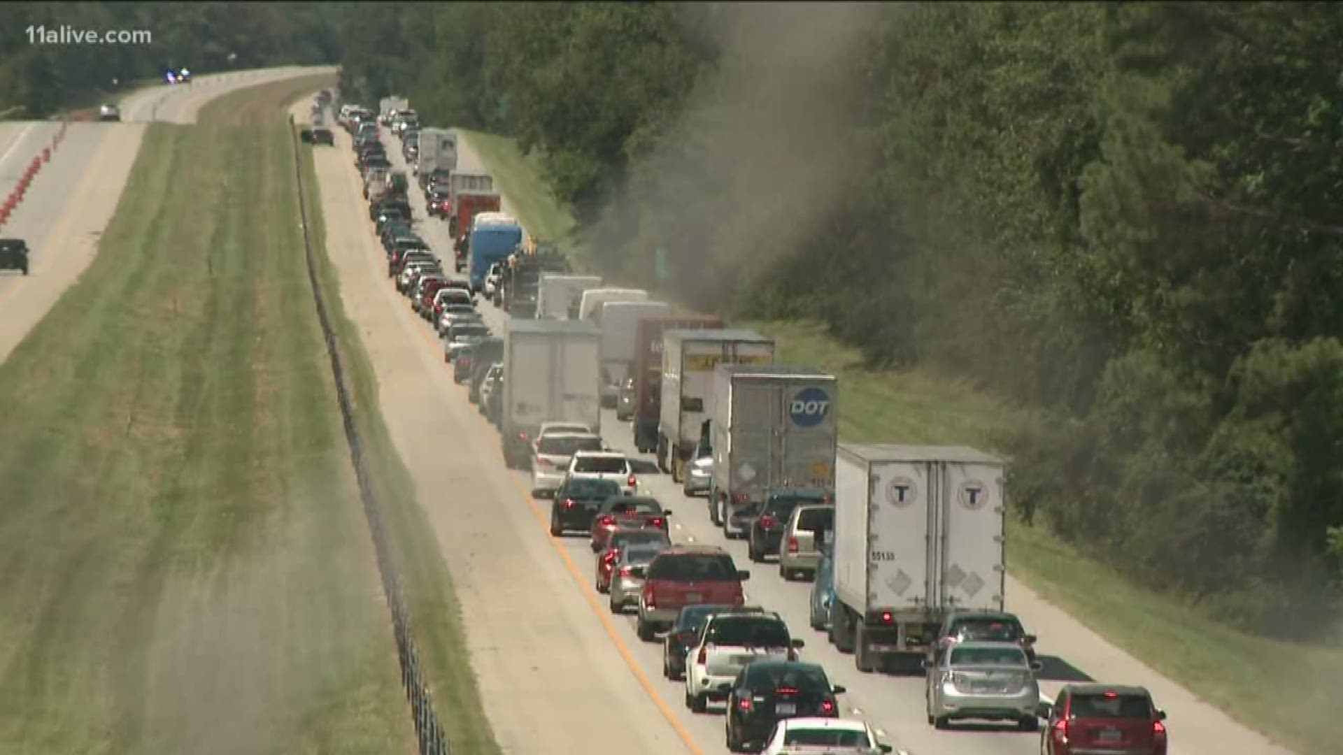 The state restricted traffic on I-16 to allow folks to better evacuate from Savannah and Georgia's coast ahead of Hurricane Dorian.