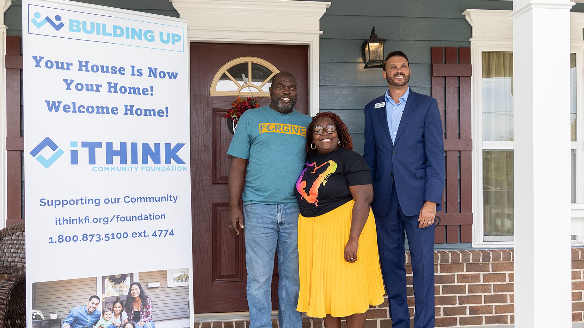 The dedication was held for the first house of the Marietta Public Service Housing Program. Courtesy of City of Marietta School System.