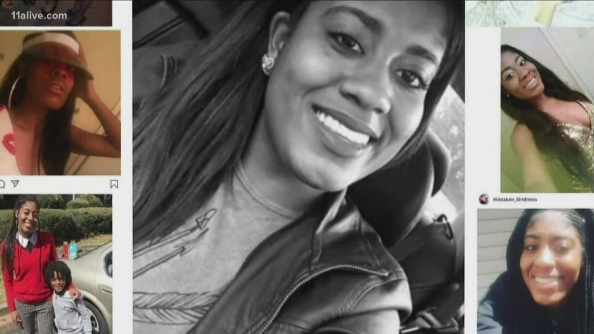 Tanya Story said her daughter, 26-year-old Latiesha Edwards, was last seen leaving a house in the West End area of Atlanta on Friday.