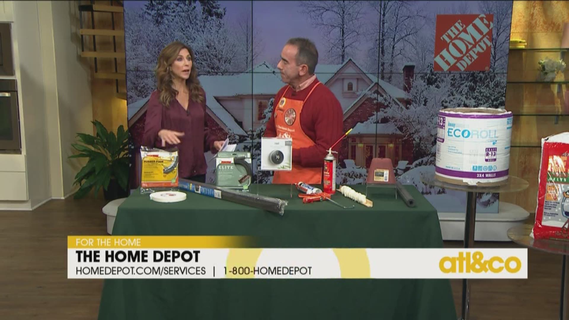Head to your local Home Depot for ways to winterize your home & keep those energy bills down!