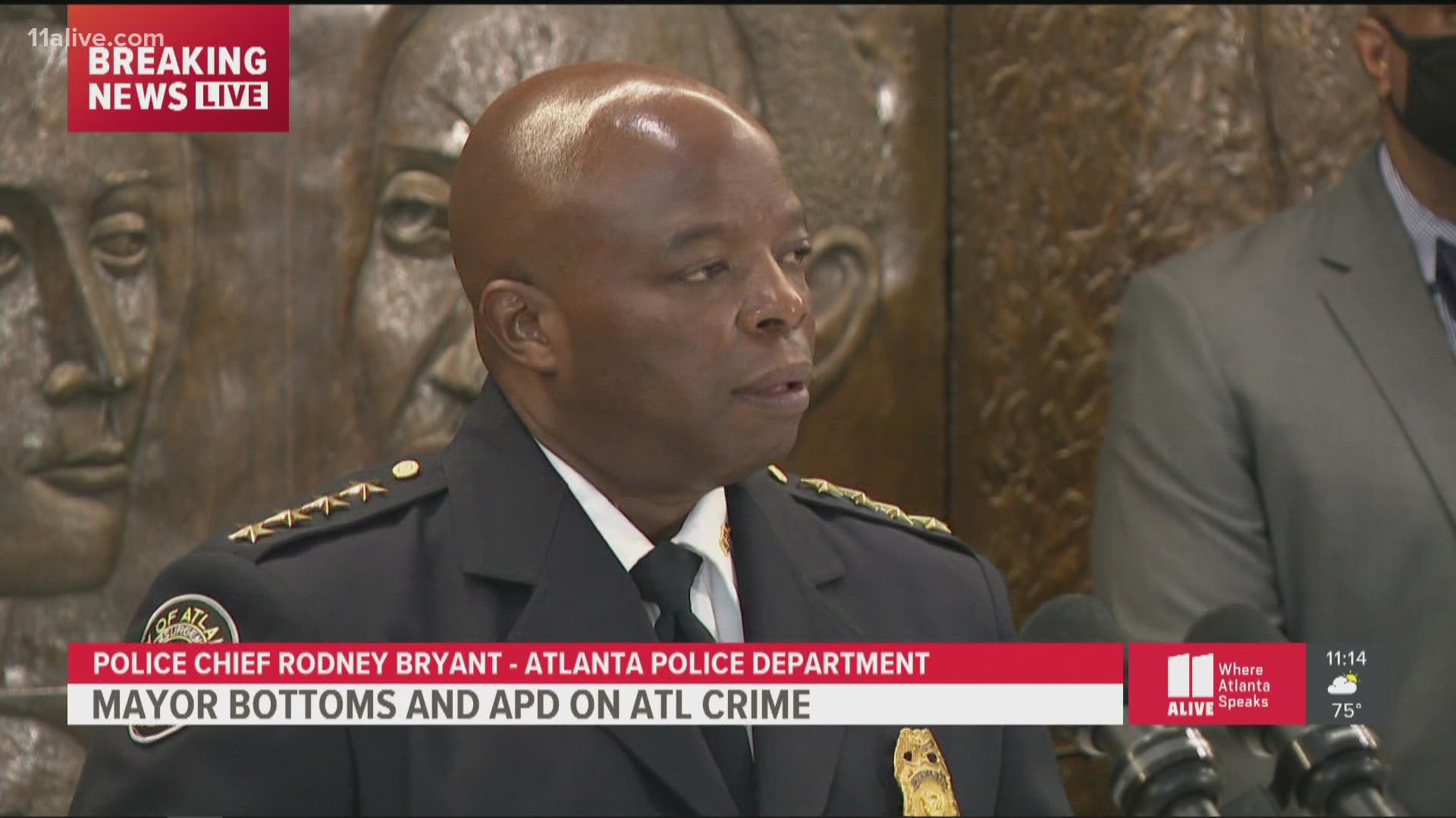"This was so unique that I felt that we needed to collaborate with as many resources as we possibly can," The Atlanta Police Chief said during a press conference.