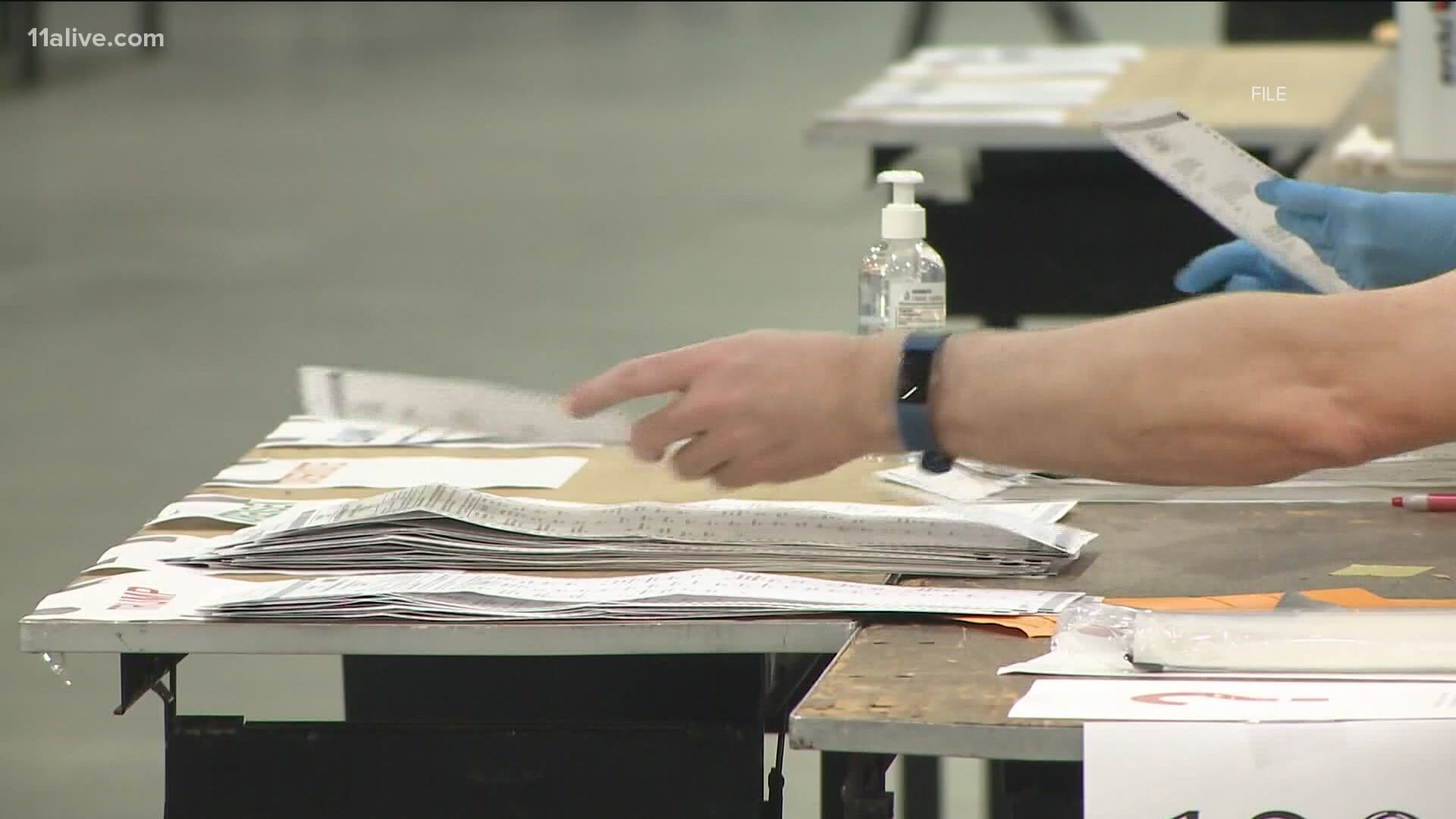 The lawsuit alleges there's evidence of fraudulent ballots and improper ballot counting in Fulton County.