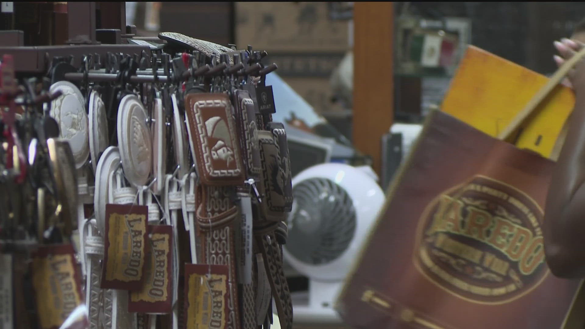 Local western wear shop sees spike in sales ahead of four sold-out shows at Mercedes-Benz Stadium