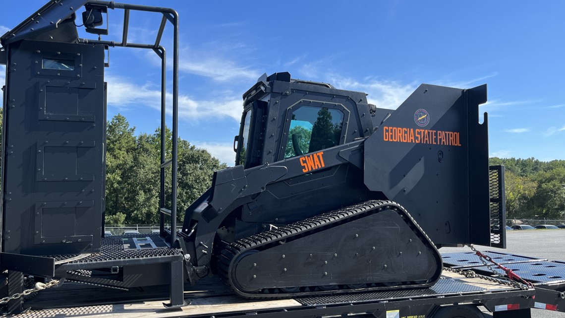 GSP SWAT skid-steer used after 2 Cobb deputies shot, killed | 11alive.com