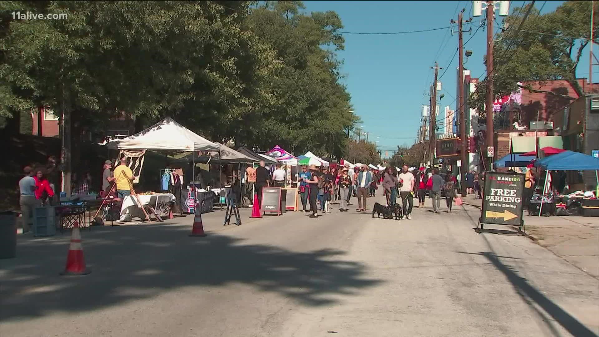 The neighborhood's annual Halloween festival has been taking place since the 1970s.