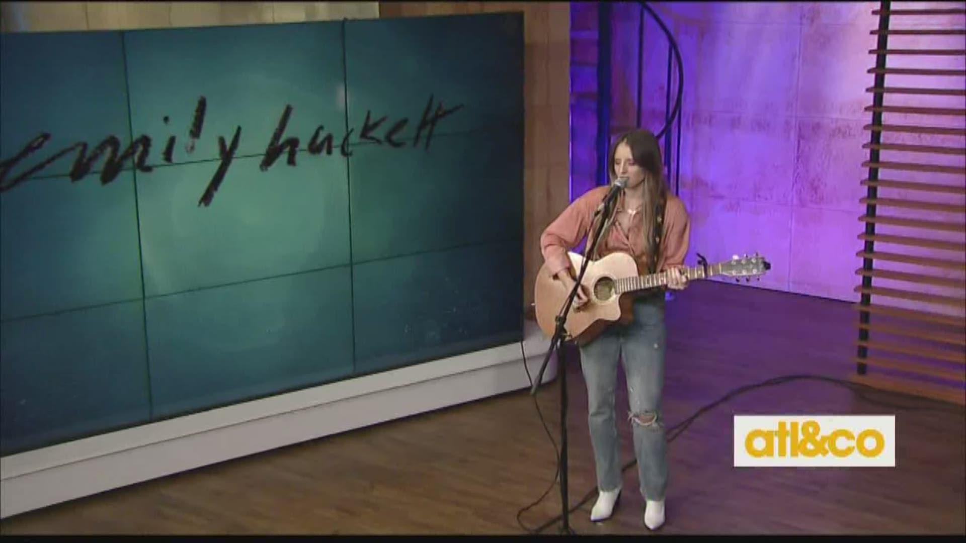 Soulful singer/songwriter Emily Hackett performs on 'Atlanta & Company'
