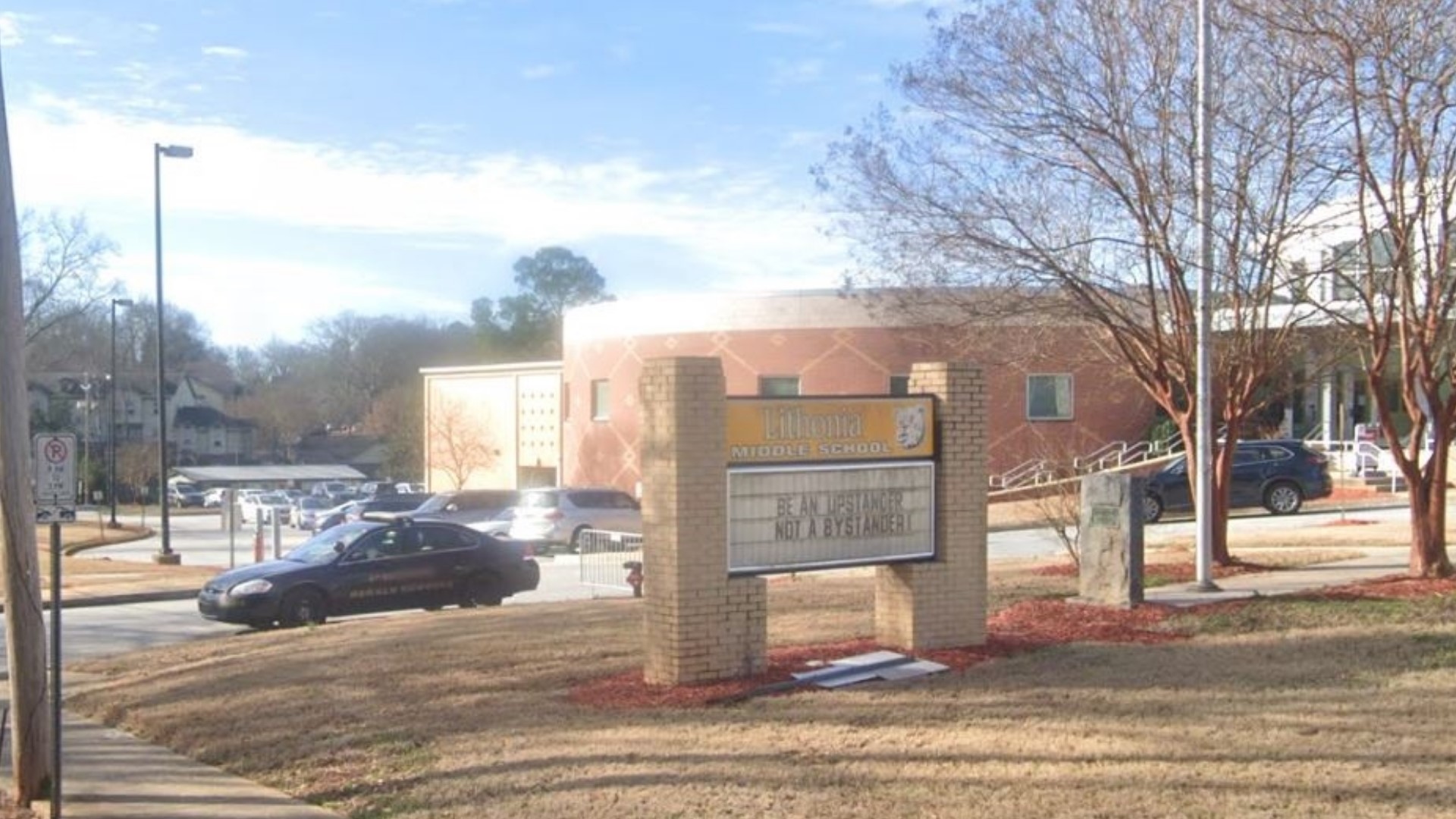 No students were involved in the allegations, the school district said.