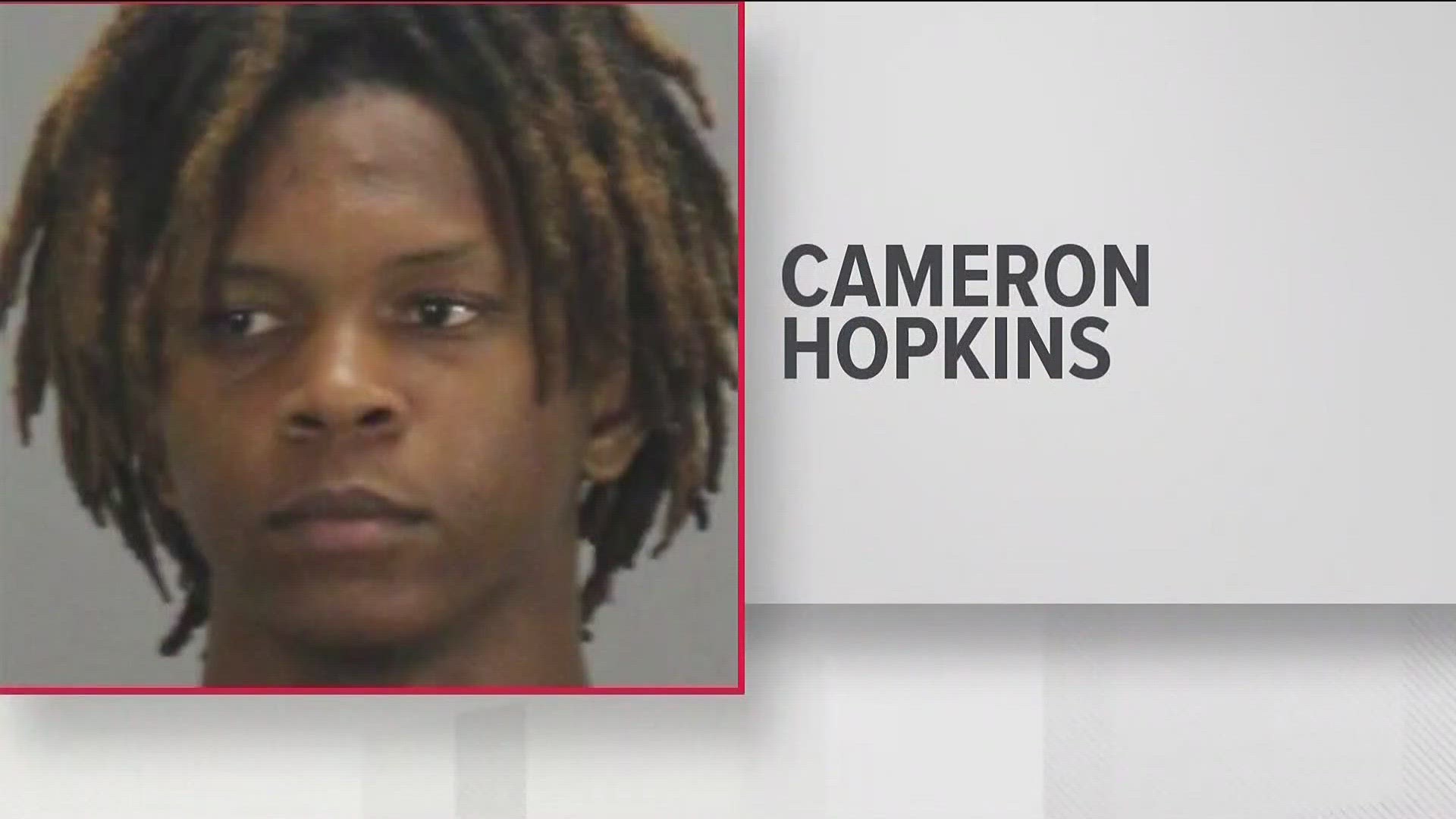 Cameron Hopkins, who is accused of kidnapping his ex-girlfriend Khaliyah Jones and shooting her to death faced a judge.