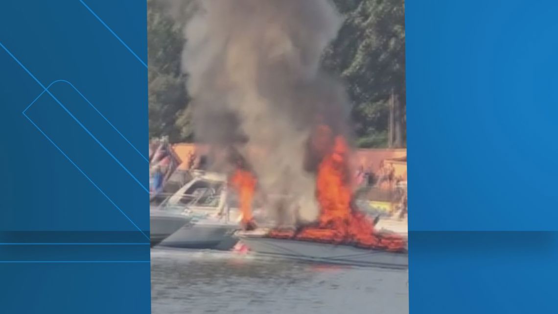 Lake lanier boat explosion