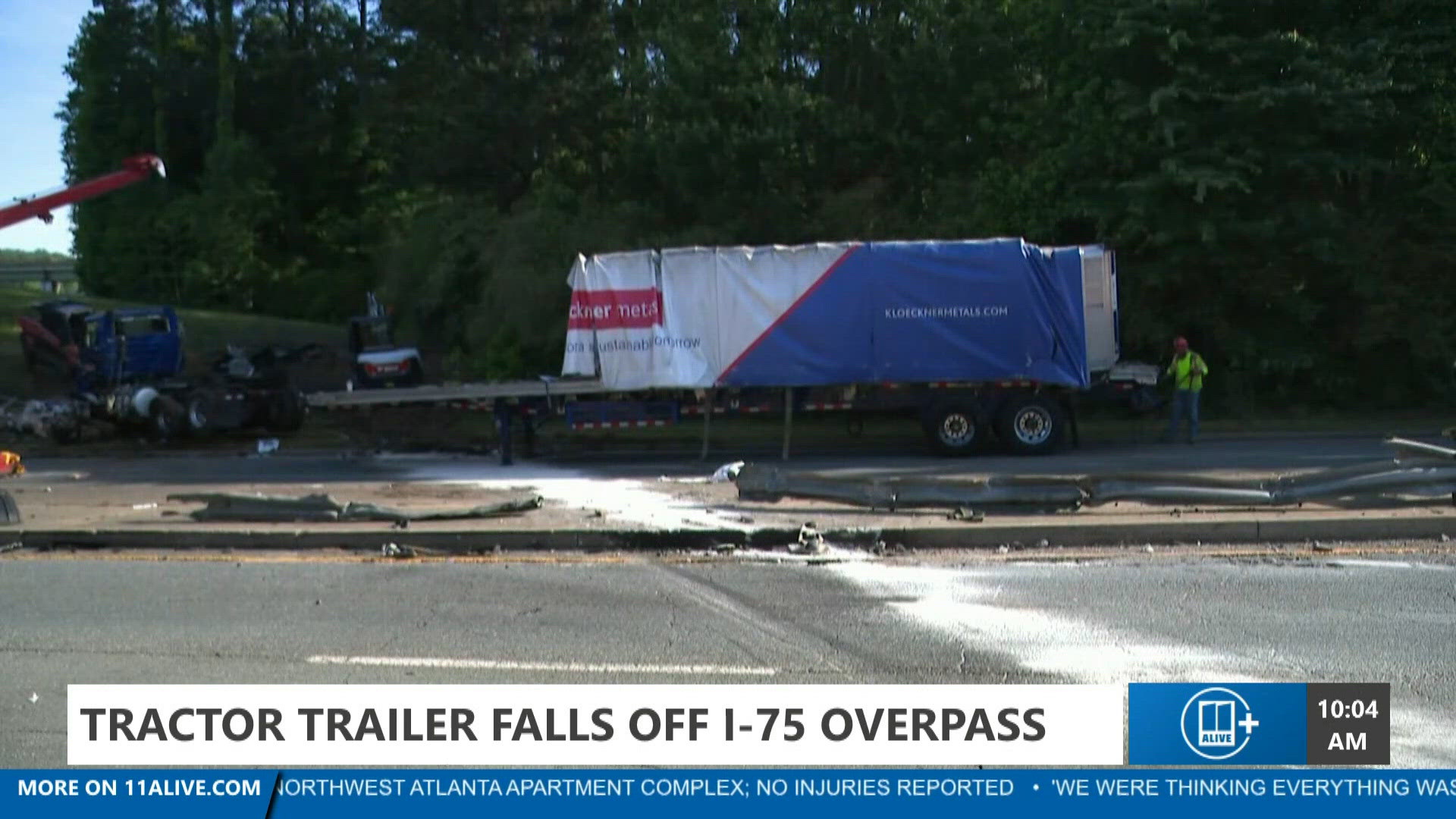 I-75 North reopens after major crash in Bartow County | 11alive.com