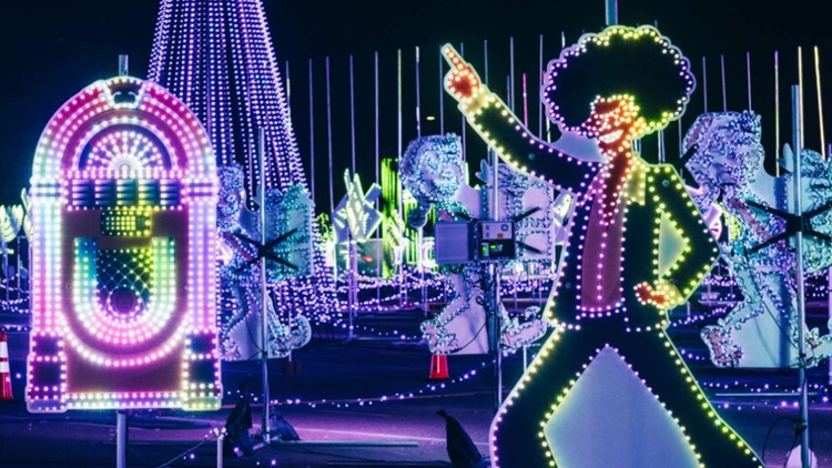 World of Illumination lights up its festive holiday show