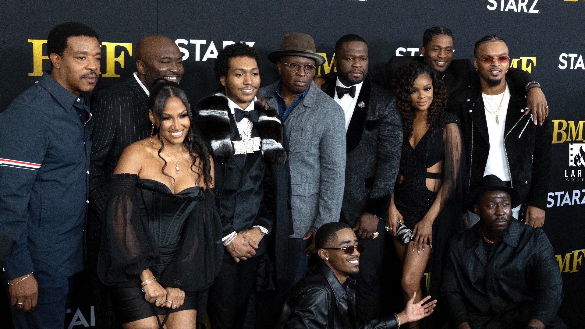 Several celebrities graced the stage after the new STARZ series premiere.