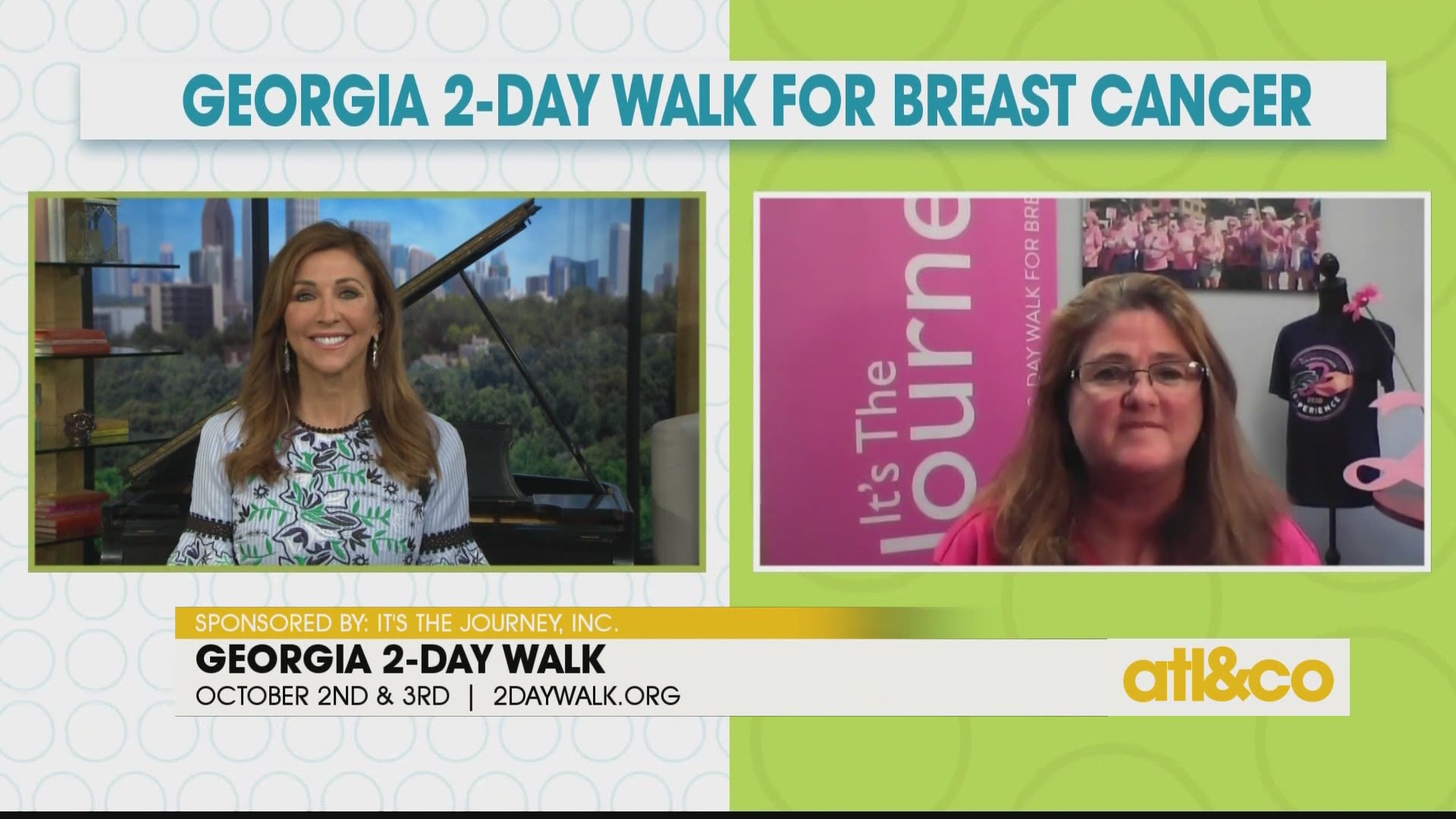 'It's The Journey, Inc.' shares how you can get involved in the Georgia 2-Day Walk for Breast Cancer and support important programs that are saving lives.